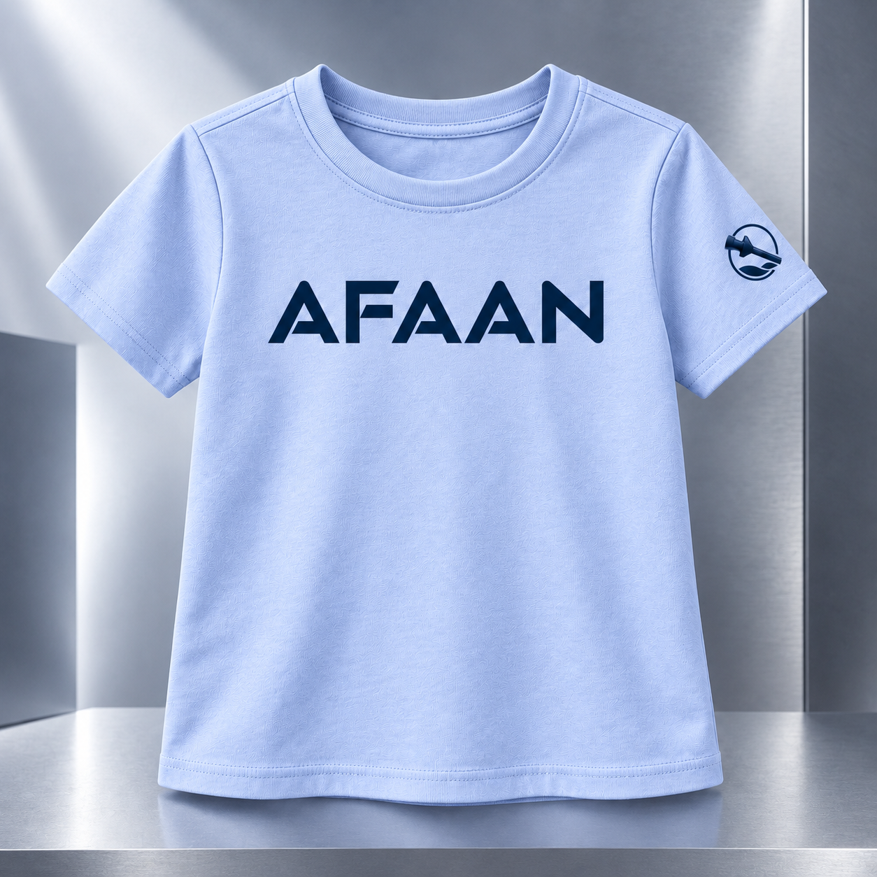 AFAAN Girls' T-Shirt in periwinkle blue